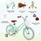 Costway 18'' Kids Bike Toddler Bicycle with Training Wheel Kickstand for 4-8 Years Old Purple/Pink/Turquoise/Blue/Beige/Green